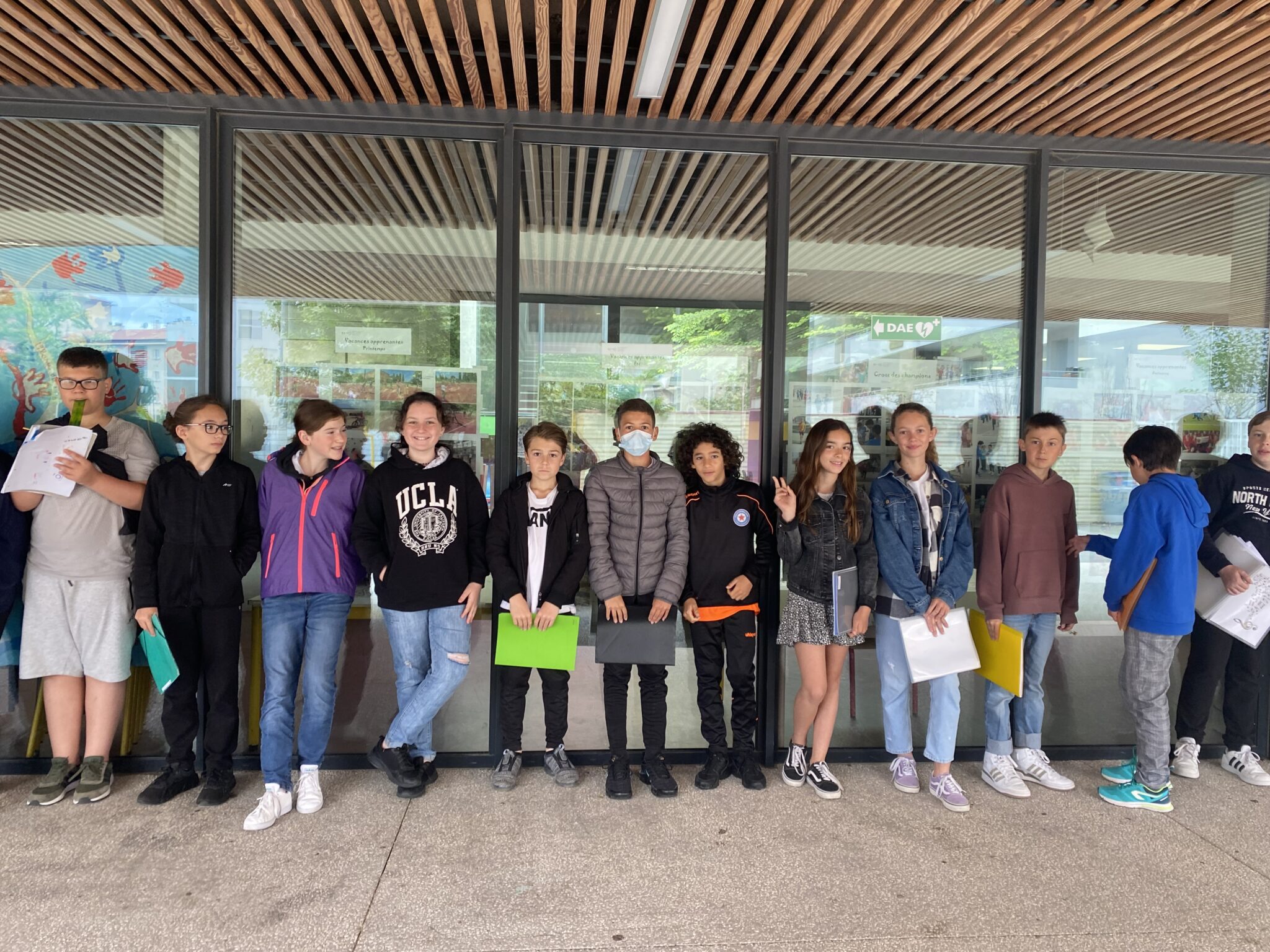 La musique à l’honneur, les élèves de 6e, les solistes et les élèves de